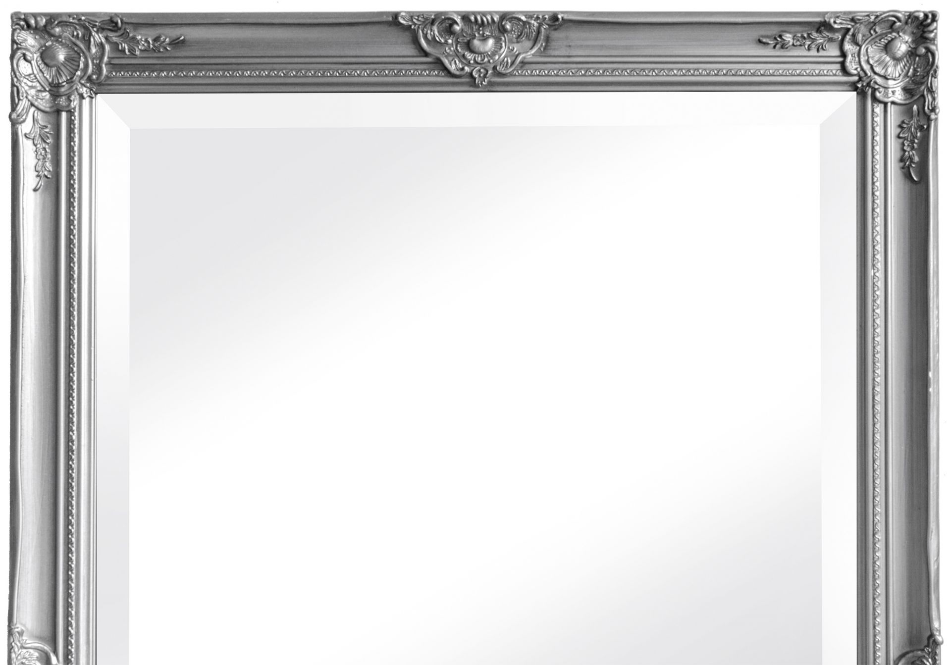 Wandspiegel Barock Silber 180x80 cm XL Spiegel Antik-Stil Ganzkörperspiegel Wandspiegel Barock XXL Spiegel Silber 200 x 100 cm Antik-Stil Ganzkörperspiegel