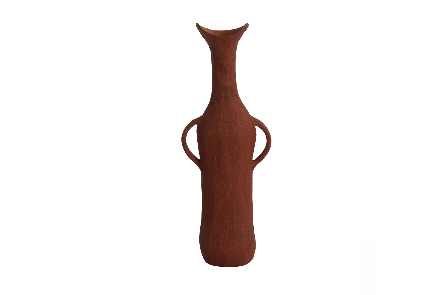 Dekovase Vase ANCONI von Light & Living Blumenvase 15x9,5x40 cm Steinrot