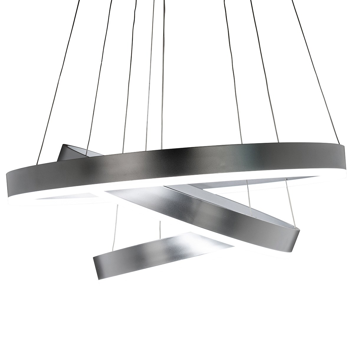 Richmond Interiors Pendelleuchte "Jenna" Silber