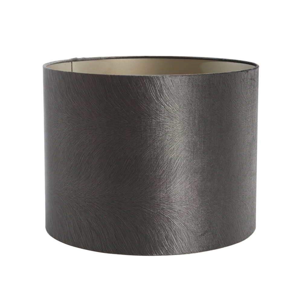 Lampenschirm Zylinder LUBIS von Light & Living Ø50x38 cm Grau Lampenschirm Zylinder LUBIS von Light & Living Ø50x38 cm Grau