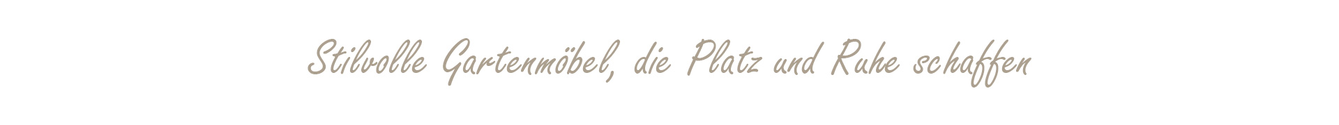Banner-Schrift-Garten