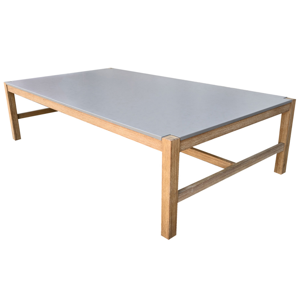 Best Lounge Tisch Madagaskar 140 x 80 cm Grandis/betongrau Gartentisch