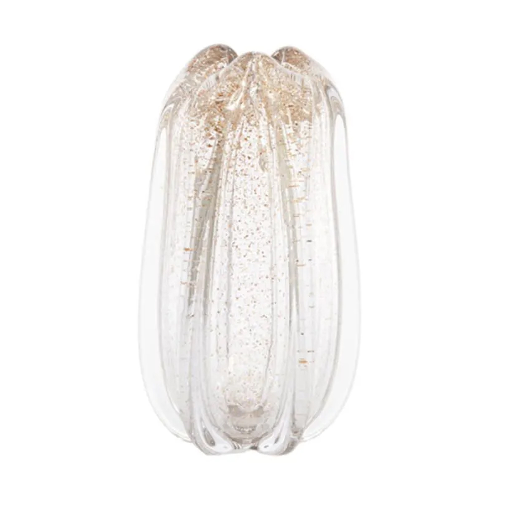 Dekovase Vase MURELA von Light & Living Blumenvase Ø21x30 cm Glas mit Glittersand Dekovase Vase MURELA von Light & Living Blumenvase Ø21x30 cm Glas mit Glittersand