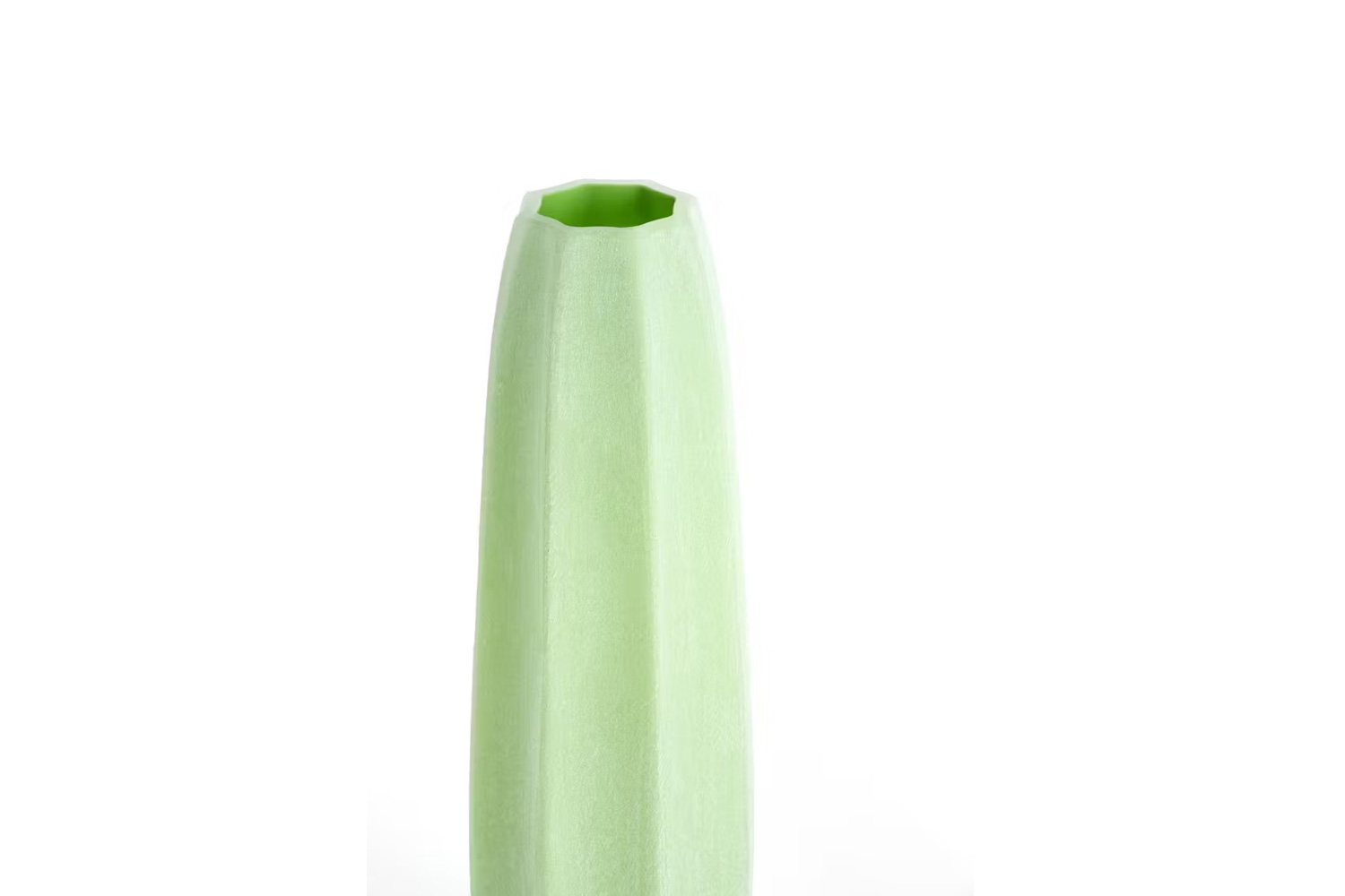 5832476-vase-deko-bradley-light-living-gruen-glas_2.jpg Dekovase Vase BRADLEY von Light & Living Blumenvase Ø17x60 cm Glas Mintgrün
