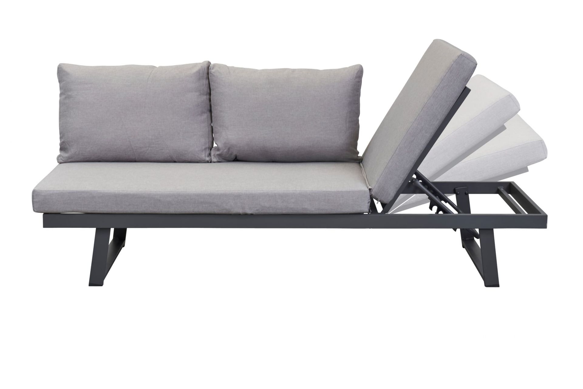 Multifunktionssofa Berlin 3-Sitzer Polstergarnitur Garten anthrazit Multifunktionssofa Berlin 3-Sitzer Polstergarnitur Garten anthrazit