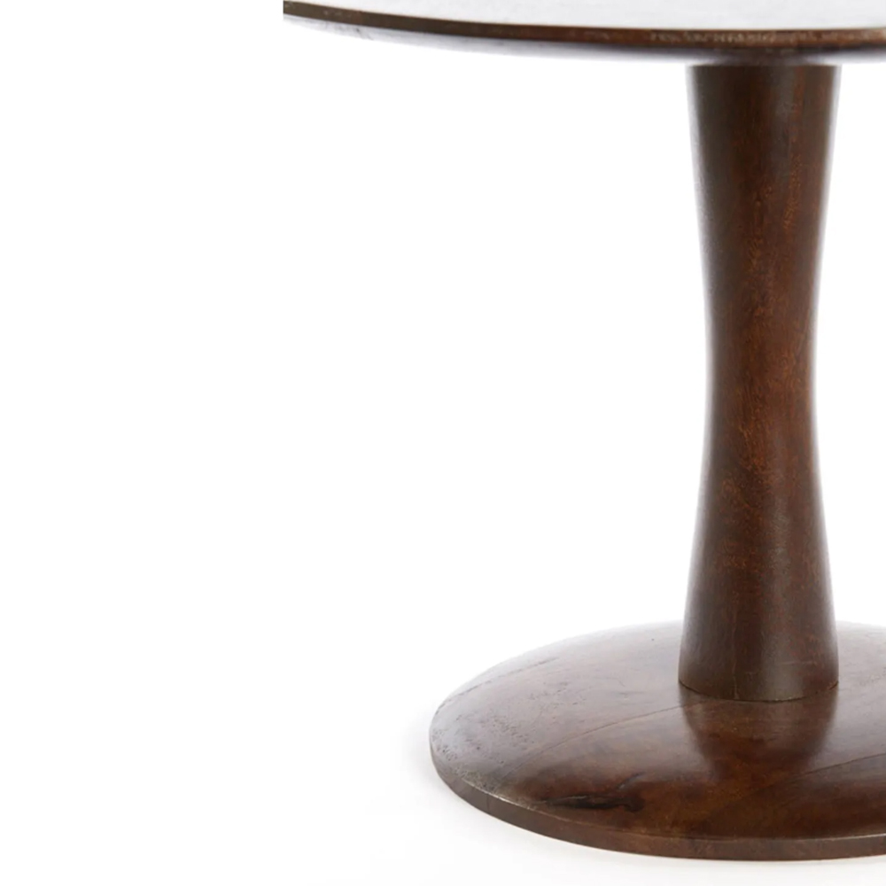 Beistelltisch PUGLIA von Light & Living Ø60x45 cm Holz Matt Rotbraun Beistelltisch PUGLIA von Light & Living Ø60x45 cm Holz Matt Rotbraun