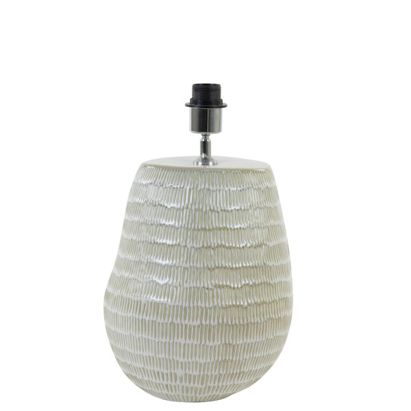 Lampenfuß Light &amp; Living Ø26x41,5 cm GIORGIA Keramik crème-beige
